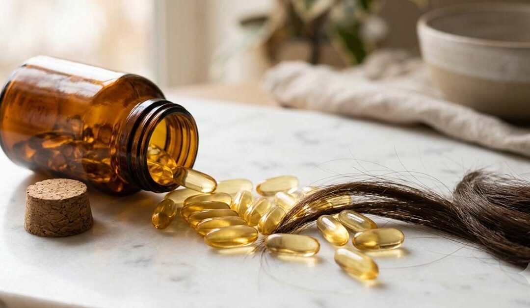 Brown bottle of pills